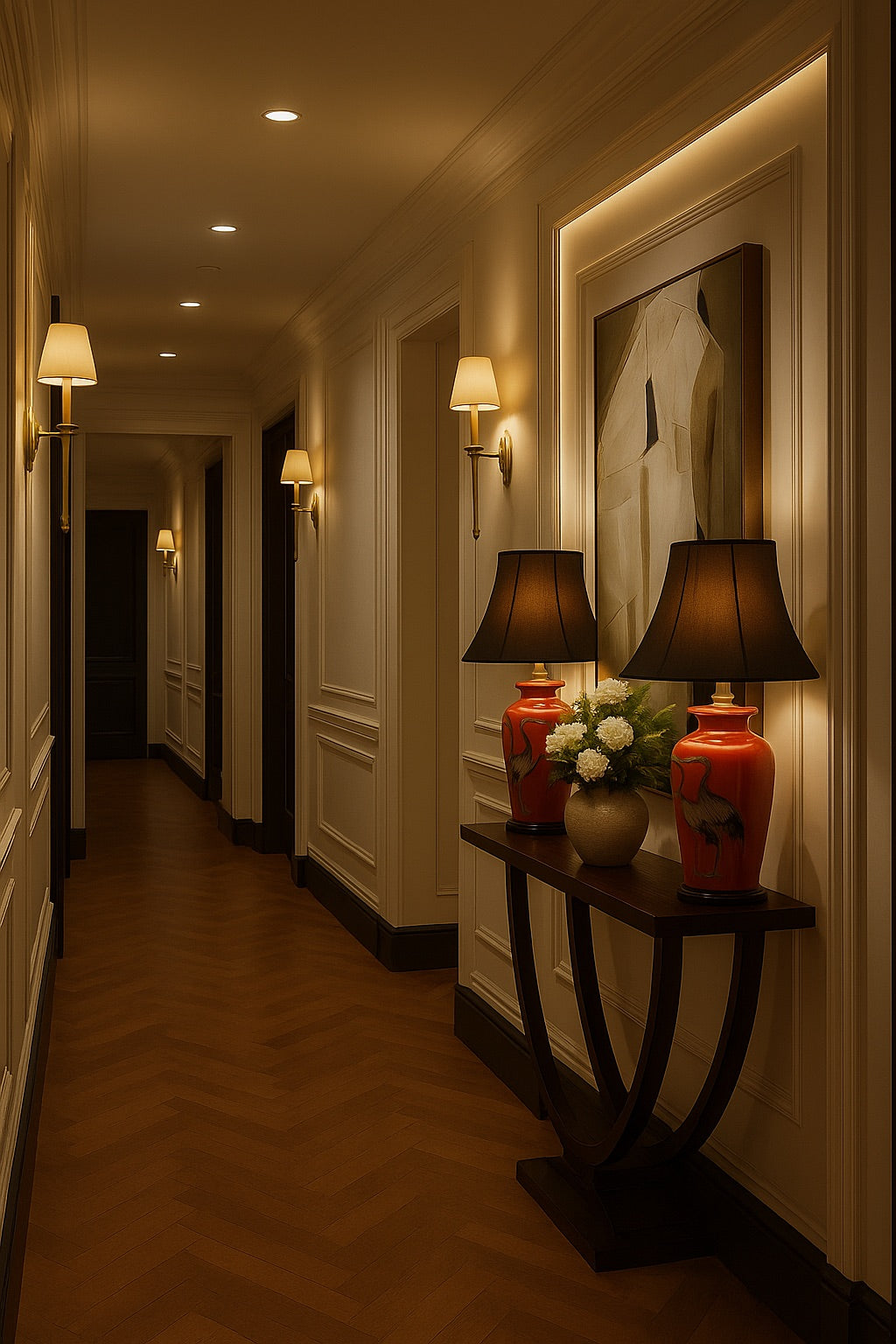 The Red Crane Lamp – A Timeless Statement Piece