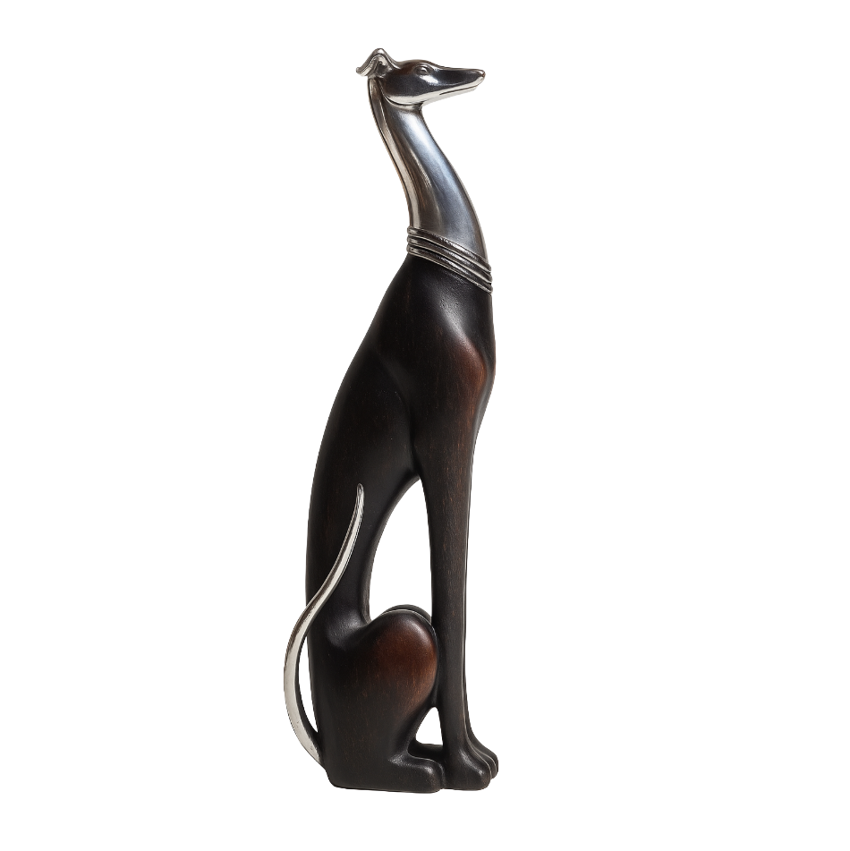 Sitting Dog Sculpture