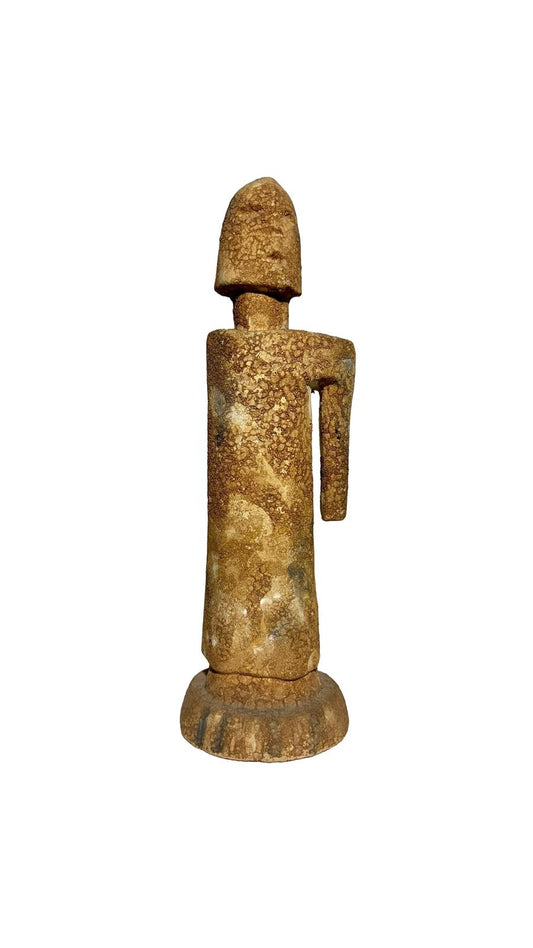 Ancient Terracotta Figurine of Man – Estimated 550 BC, Etruscan Style